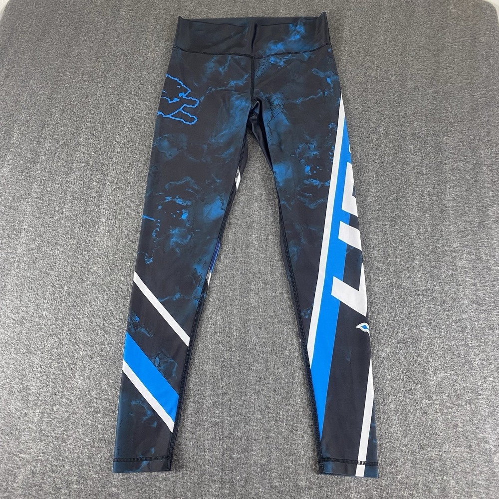 Detroit Lions Leggings Womens NFL Team Apparel Blue Athletic Pants Estimate Sz M